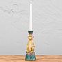 Подсвечник Monkey Candle Holder Brown-Green-Pink