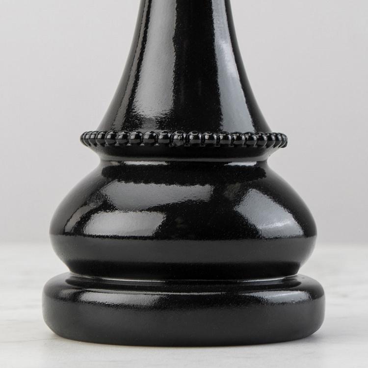 Статуэтка Шахматная фигура Король Chess King Shiny Black