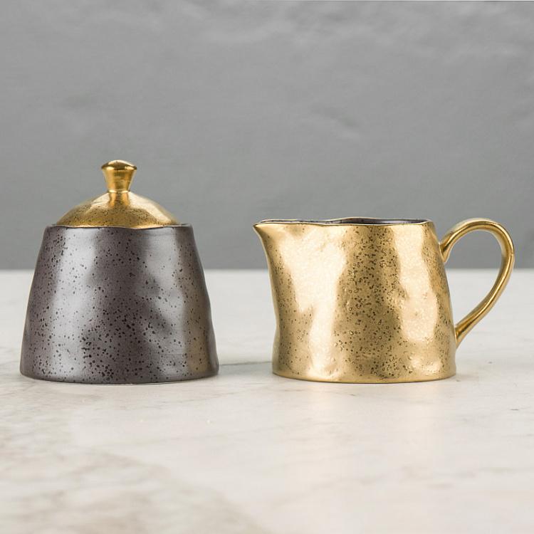 Молочник и сахарница Цейлон Set Of 2 Creamer And Sugar Pot Ceylon