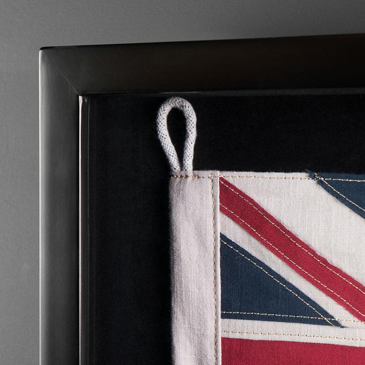 Флаг Великобритании за стеклом в раме, мини Shadow Box Flag UK Mini