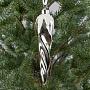 Ёлочная игрушка Silver Twisted Icicle 15 cm