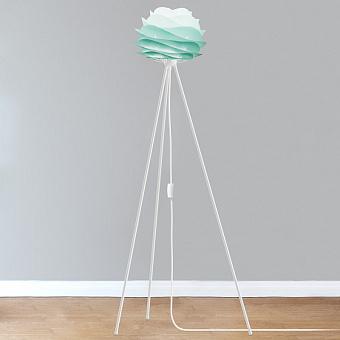 Carmina Floor Lamp With White Tripod Mini