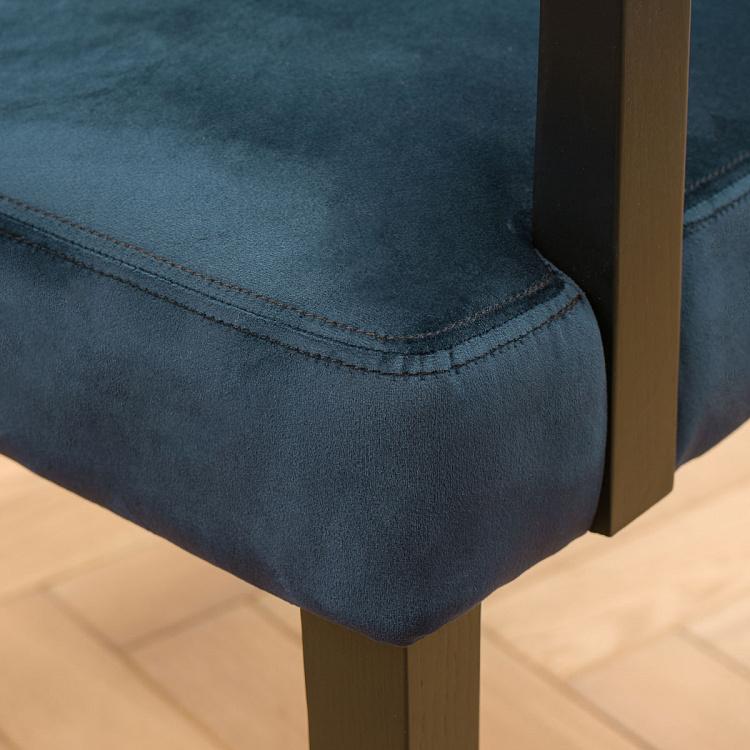 Стул Мами с подлокотниками, чёрные ножки Mami Dining Chair With Arms, Oak Black