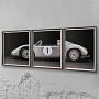 Фото-принт триптих Set Of 3 Porsche 718 RSK, Pewter Frame