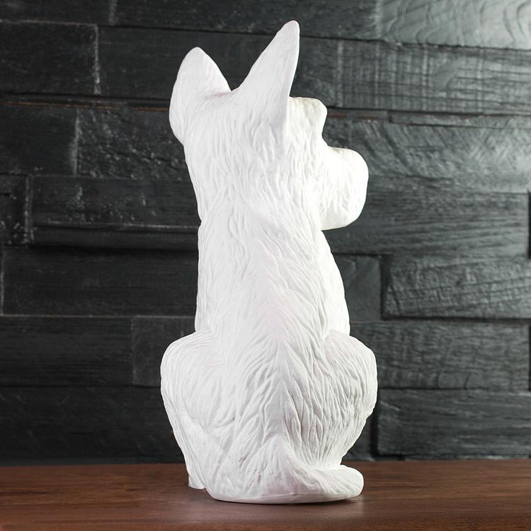 Фарфоровая настольная лампа Шотландский терьер Table Lamp Scottish