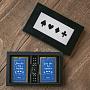 Игральные карты и кости Resin Card 2 And Dice Box