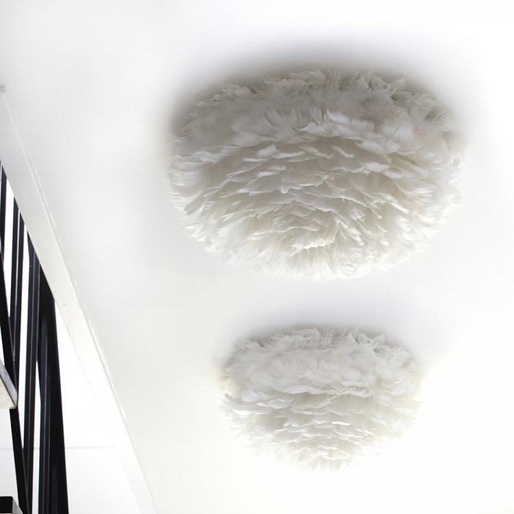 Бра Эос Ап, белые перья, M Eos Up Wallsconce Medium