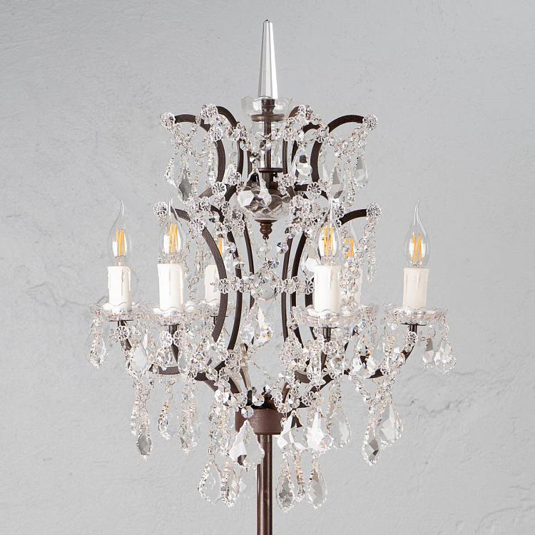 Хрустальный торшер Кристалл Crystal Floor Lamp