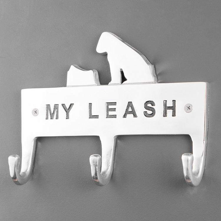 Трёхместная настенная вешалка Мой поводок Coat Rack My Leash