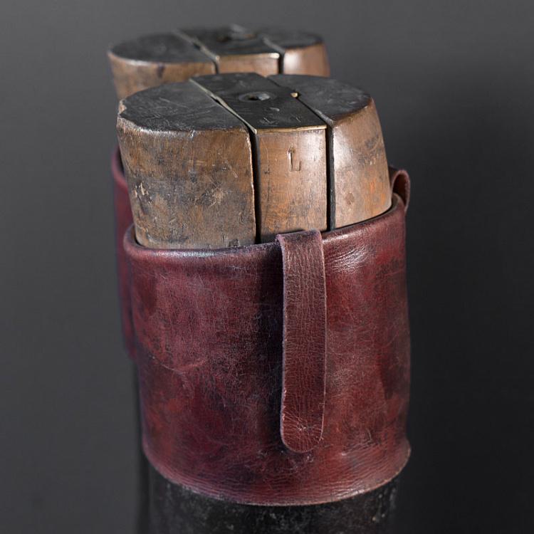 Винтажные сапоги для верховой езды Vintage Black Riding Boots With Shoe Lasts