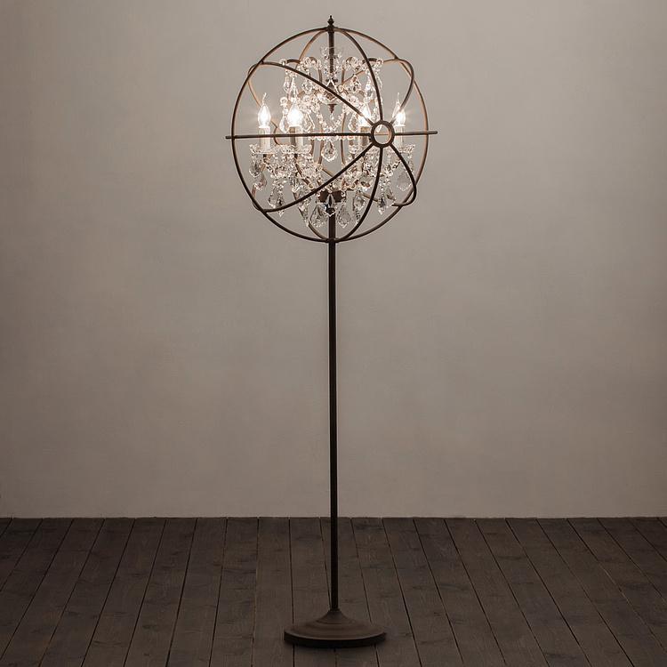 Хрустальный торшер с гироскопом Кристалл Gyro Crystal Floor Lamp