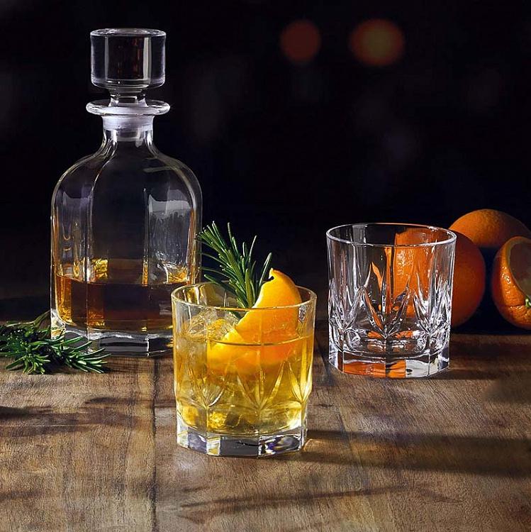 Набор Комбо из графина для виски и двух стаканов Combo Whisky Decanter and Glasses Set