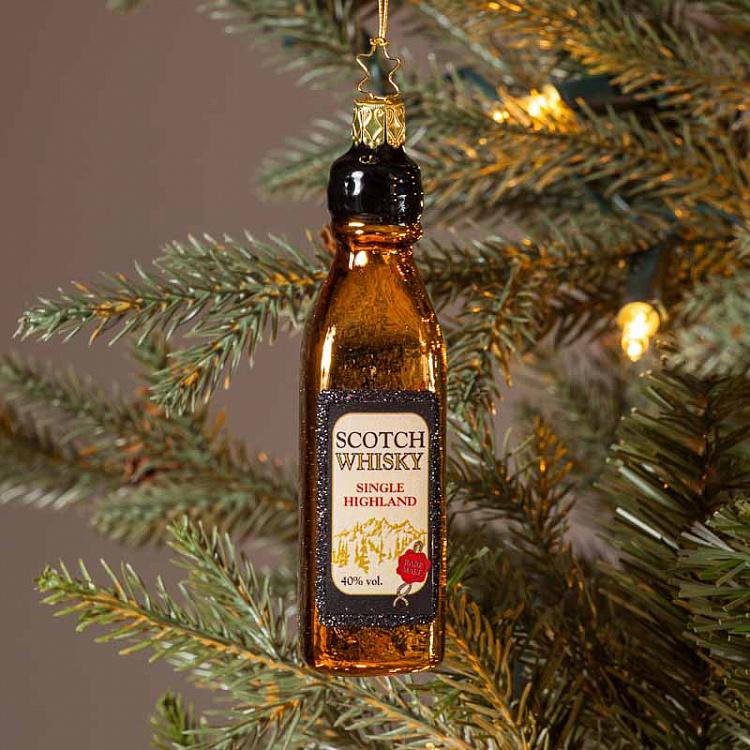 Мужской подарочный набор из трёх ёлочных игрушек в коробке № 2 Gentleman's Gift Set №2