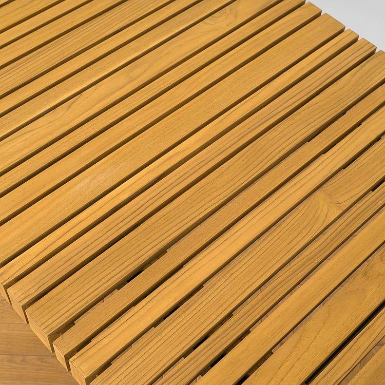 Садовый обеденный стол из тика Блоу Blow Dining Table, Golden Teak