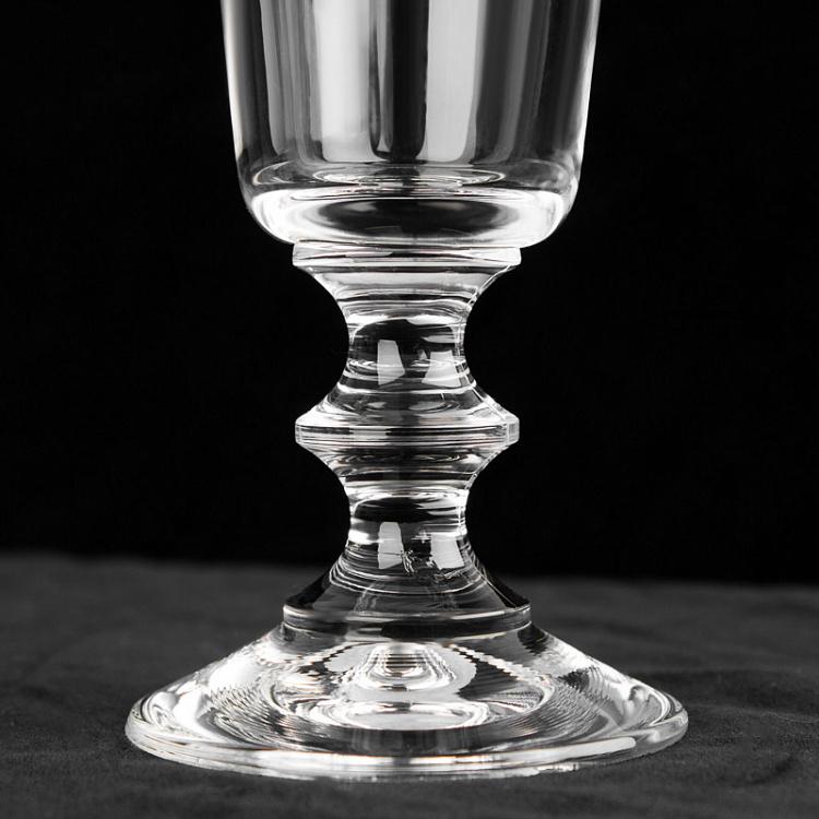 Бокал для шампанского с узором Папоротник Fern Engraved Flute