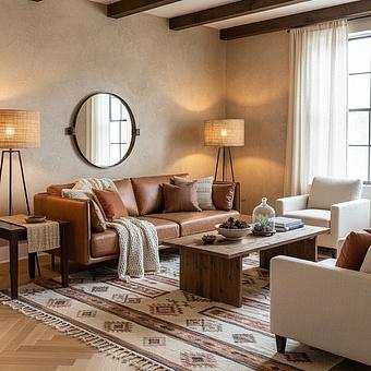 Трёхместный диван Rome 3 Seater натуральная кожа Chestnut Tan