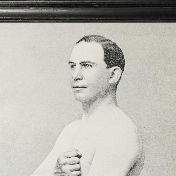 Фото-принт в раме Боксер Джо Госс Sporting Boxer Joe Goss