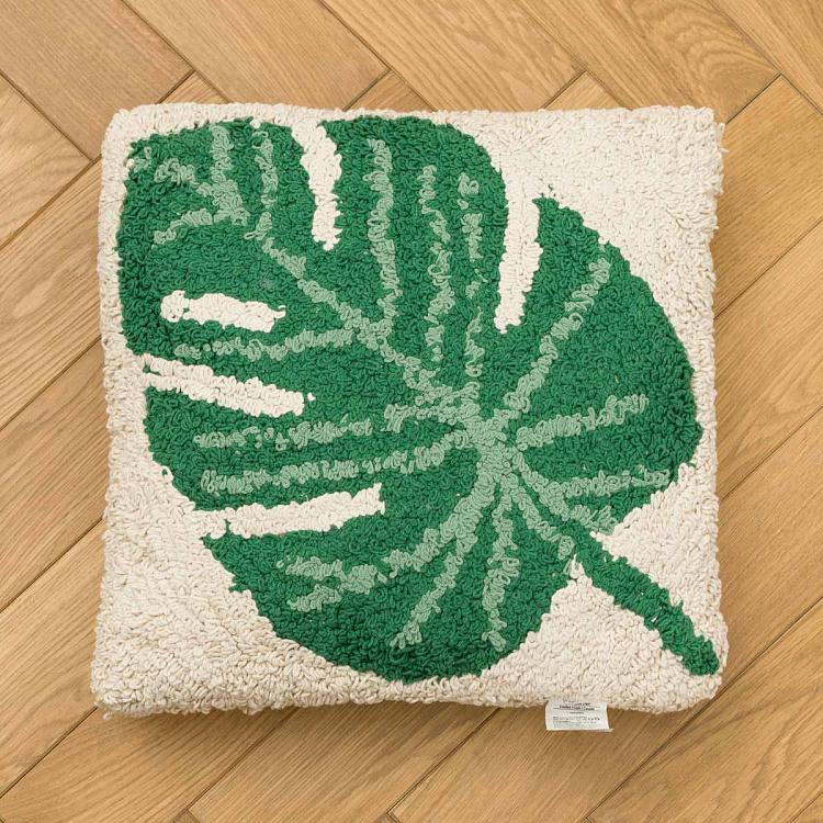 Декоративная подушка Лист Монстеры Monstera Cushion