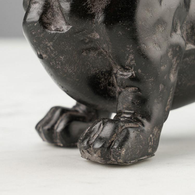 Статуэтка Антрацитовая такса Dachshund Anthracite