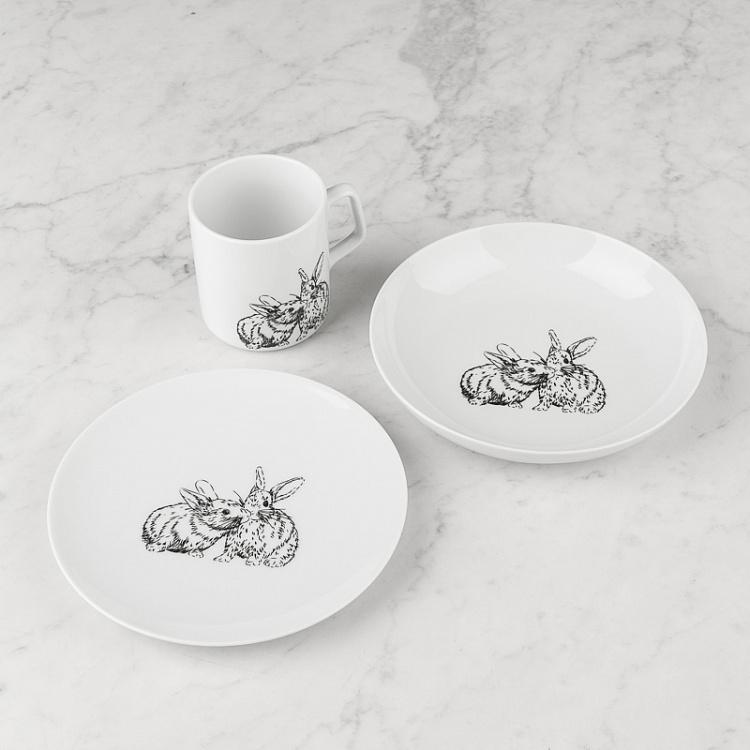 Глубокая тарелка Зайчата Leverets Deep Plate