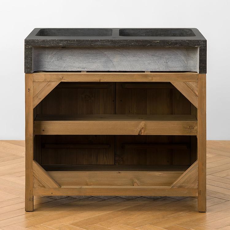 Кухонный гарнитур с 2 раковинами Карелия Karelia Kitchen Unit DB