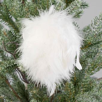 Plume Ball White 12 cm