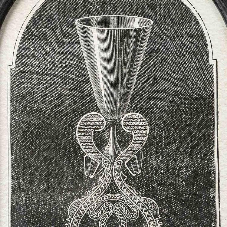 Фото-принт диптих  Роскошные бокалы Set Of 2 Frames Chic Drinks