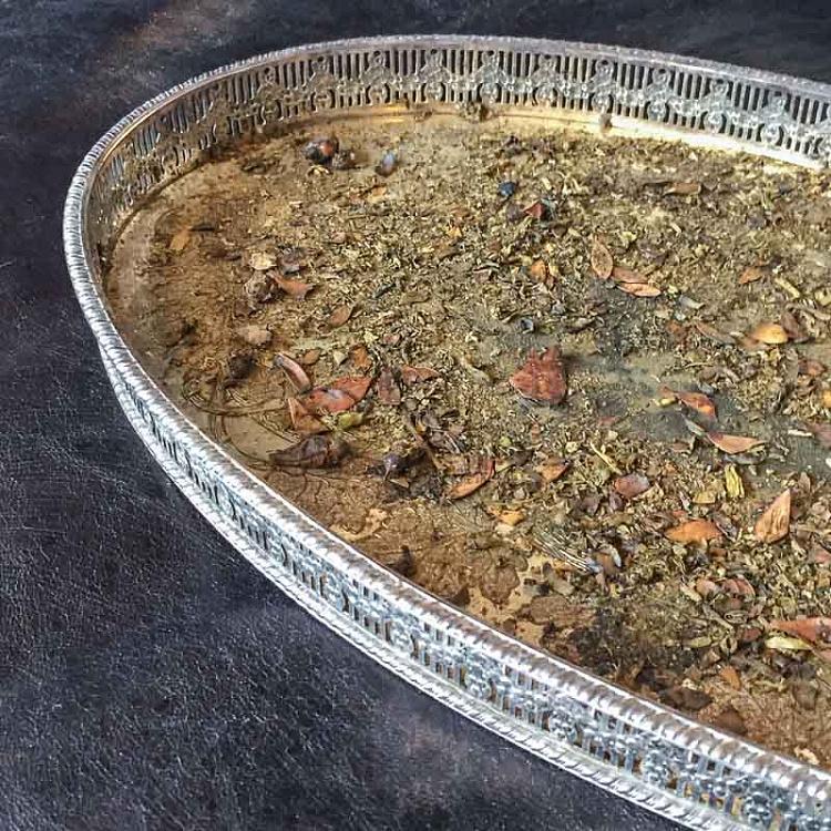 Винтажный серебряный поднос 8 Vintage Old Silver Plate 8