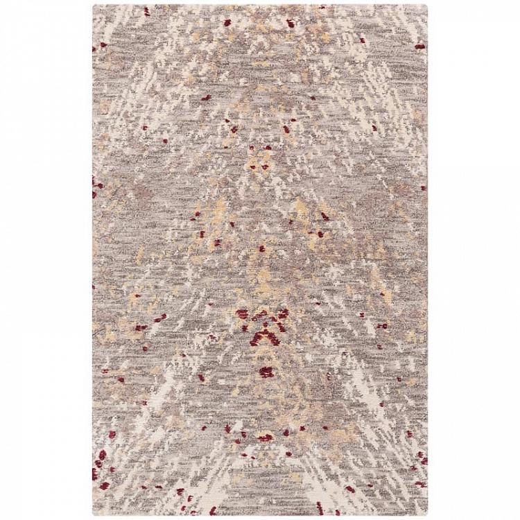 Прикроватный ковёр с коротким ворсом Бронзовые перья Magic Feathers Bronze