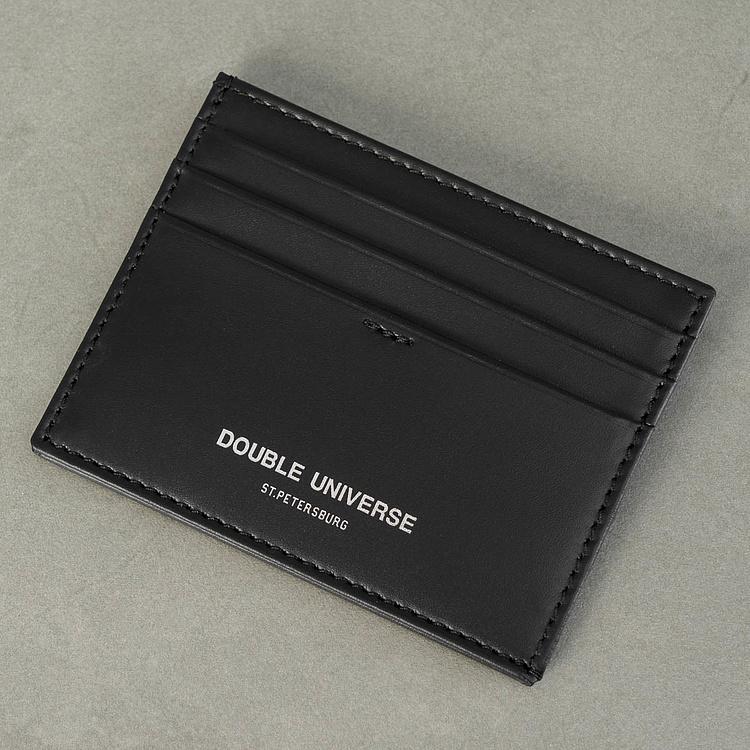 Кожаный картхолдер Двойная Вселенная Double Universe Cardholder