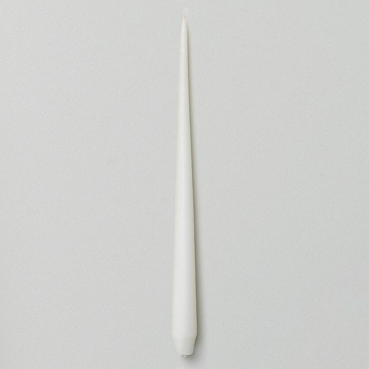 Парафиновая свеча конусная матовая Taper Candle Matt