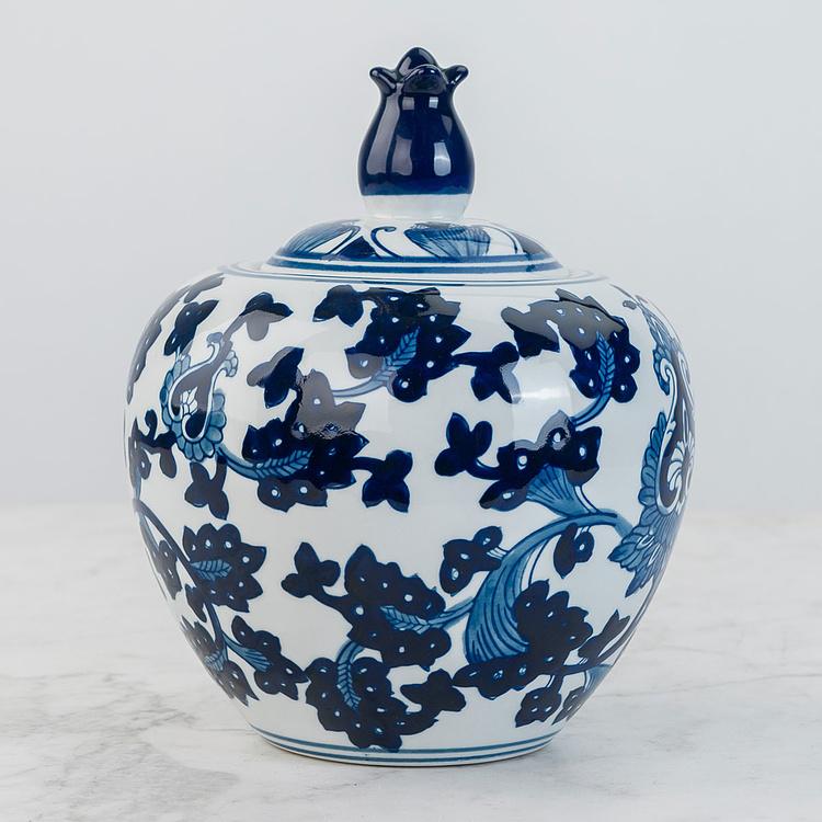 Ваза Луук с крышкой и ручной росписью  Lidded Vase Luuk Hand Painted