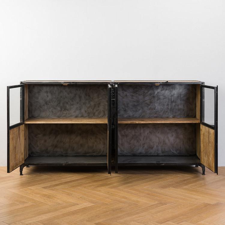Комод с четырьмя дверцами Револь Revol Long 4 Doors Sideboard