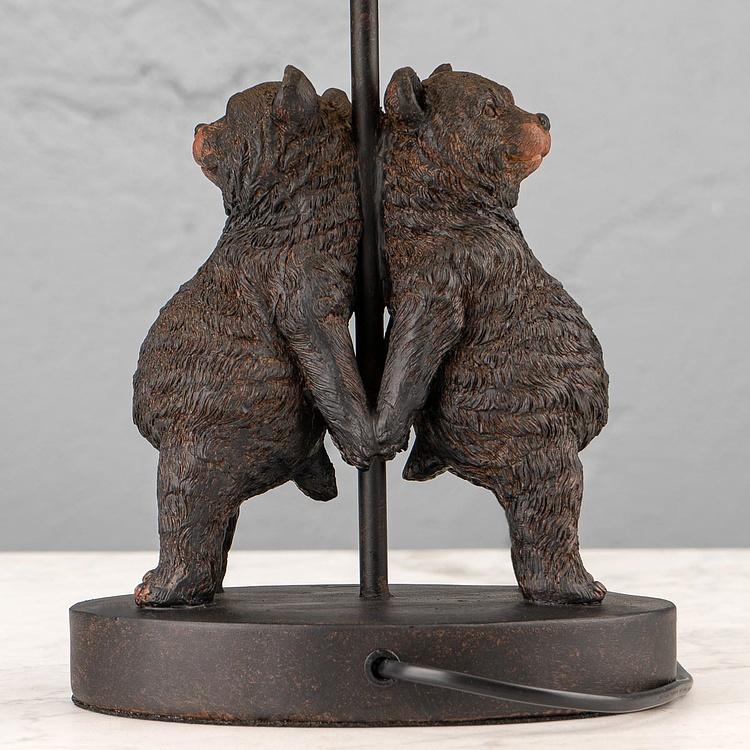 Настольная лампа с абажуром Два медведя 2 Bears Back Lamp With Shade