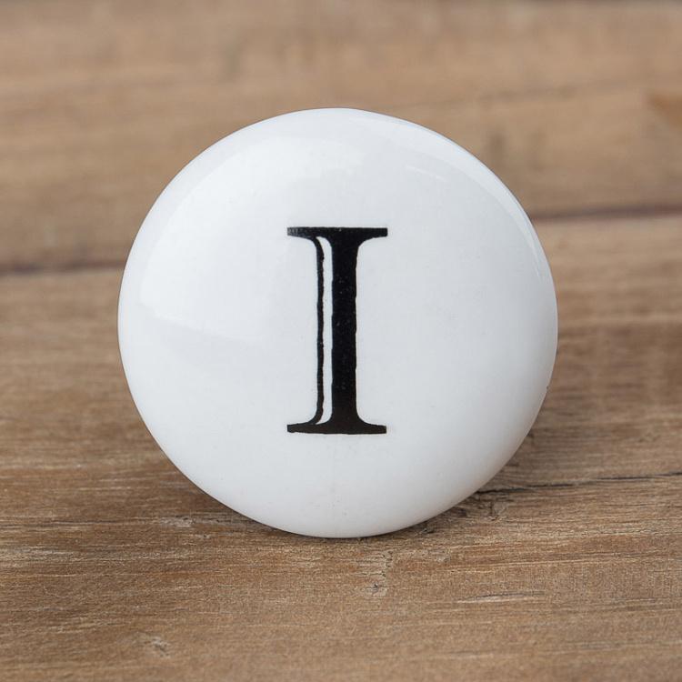 Мебельная ручка-кнопка Алфавит I Alphabet Knob I