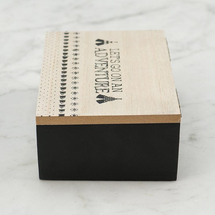 Набор из двух деревянных шкатулок Моё прекрасное приключение Set Of 2 Wooden Boxes My Beautiful Adventure