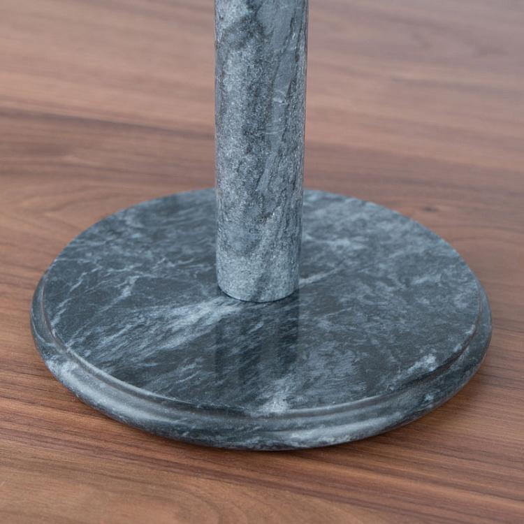 Чёрная мраморная подставка для бумажных полотенец Скандинавия Nordic Towel Holder Black