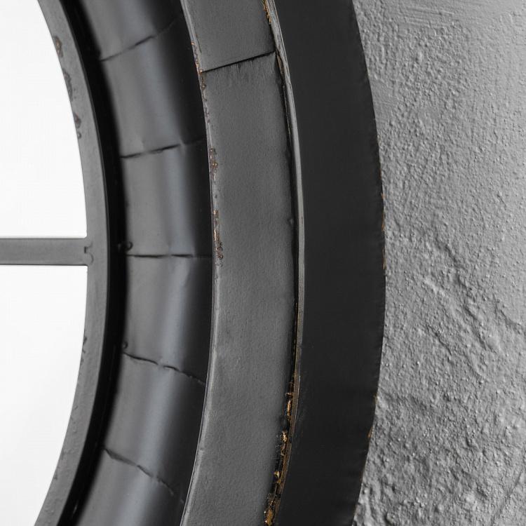 Круглое зеркало в металлической раме Одио Odio Round Metal Mirror