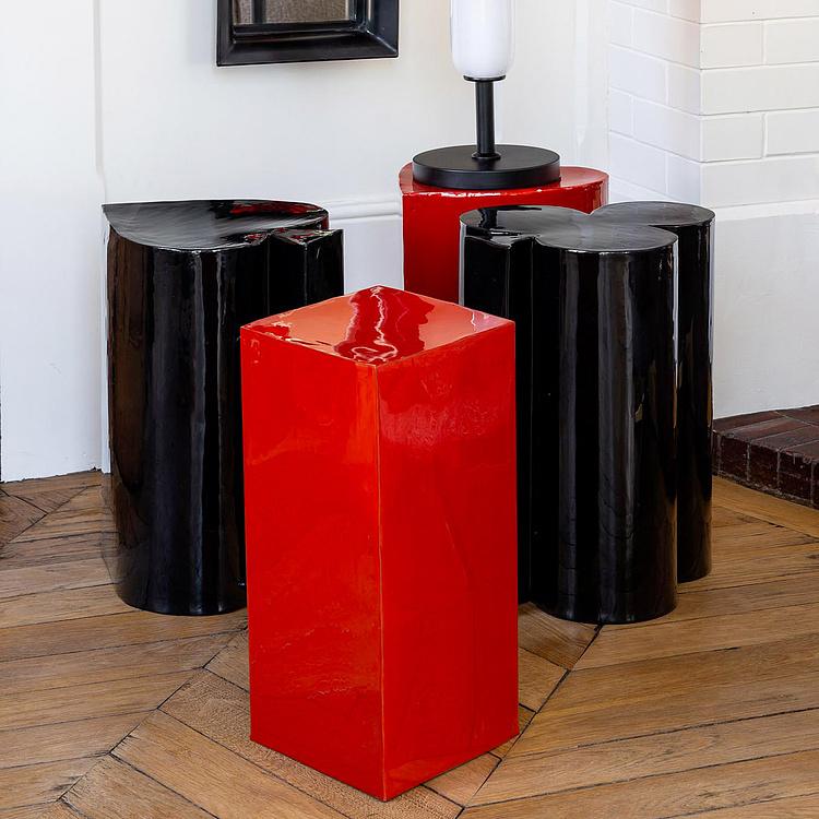 Прикроватный столик Бубны Poker Red Diamond Side Table
