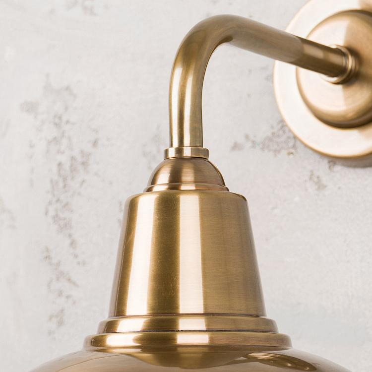 Латунное бра с патиной Антиквариат Antique Wall Sconce Brass Patina