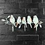 Настенная вешалка Hooks With Bird Family
