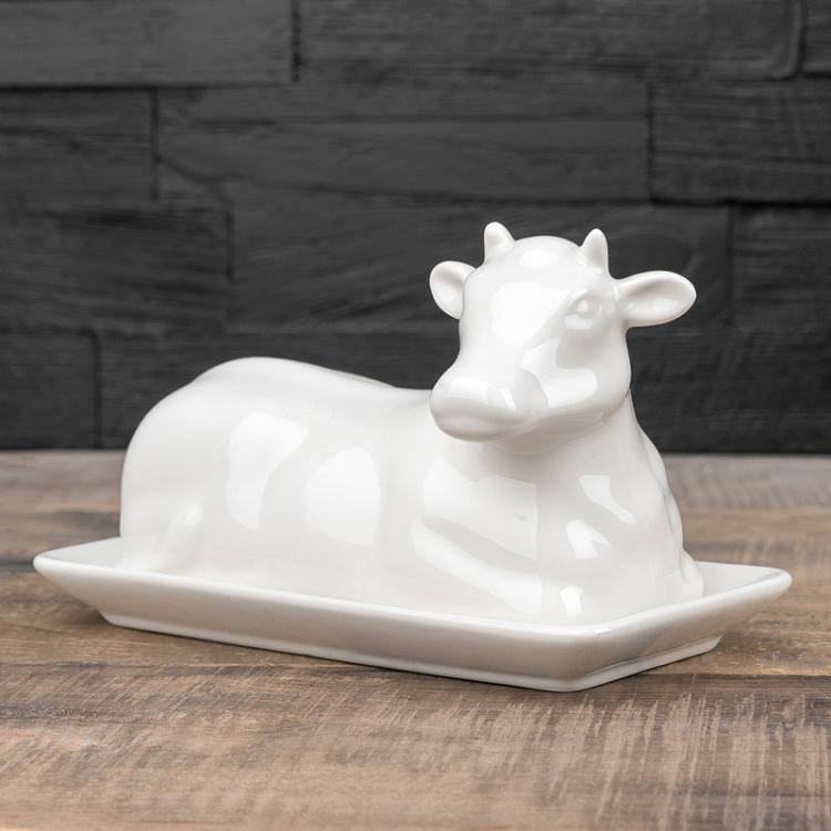 Маслёнка Корова Cow Butter Dish