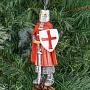 Ёлочная игрушка Knight In Red 14 cm