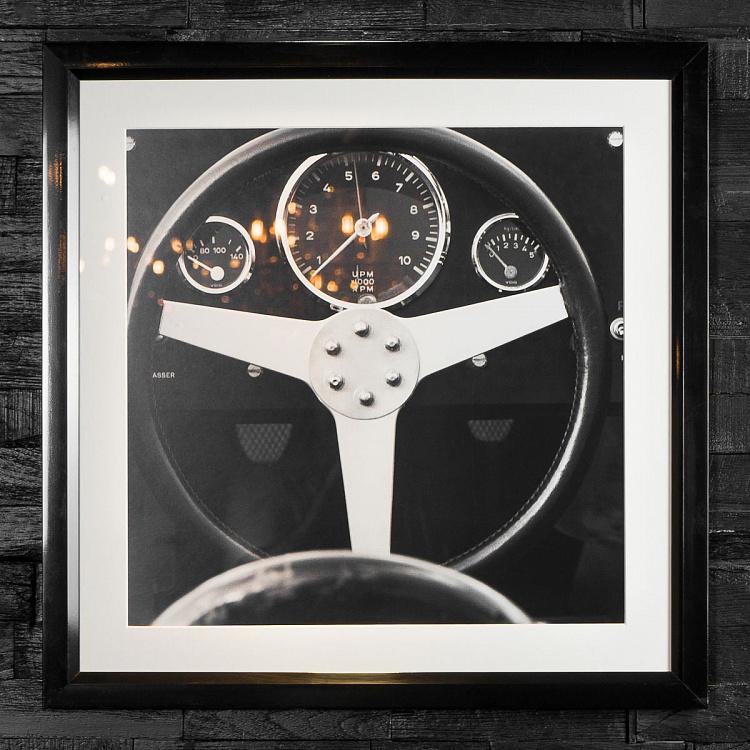 Фото-принт в чёрной раме Порше, 1959 1959 Porsche, Studio Frame