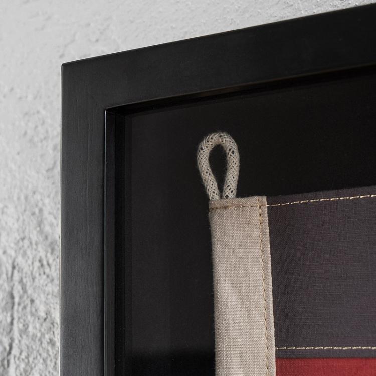 Флаг Германии за стеклом в раме, мини Shadow Box Flag Germany Mini