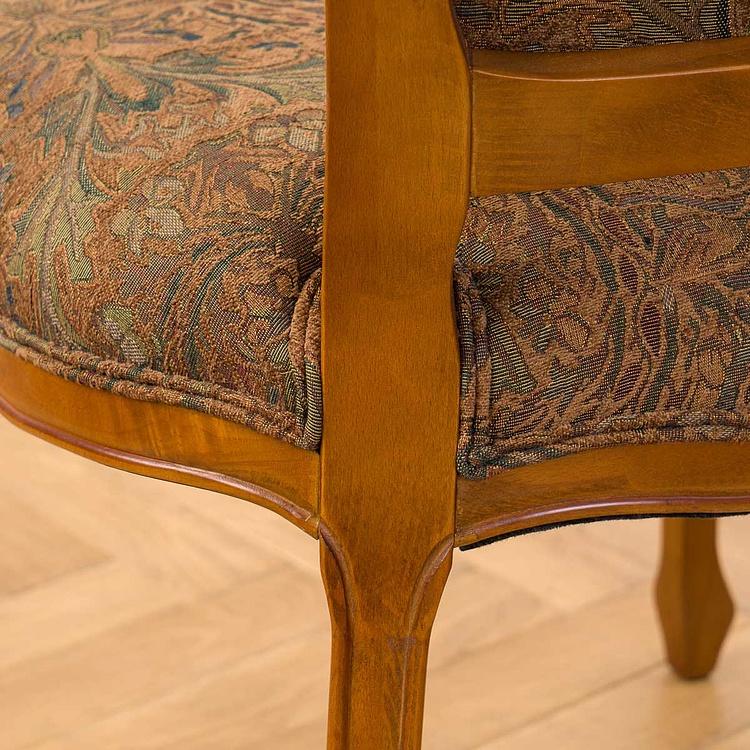 Обеденный стул Жан-Поль, янтарный дуб Jean-Paul Side Dining Chair, Oak Dark Amber