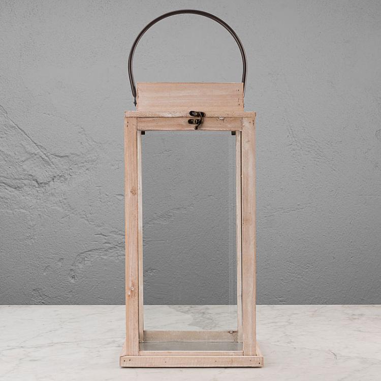 Набор из двух подсвечников Род-Айленд Set Of 2 Lanterns Rhode Island White Brushed