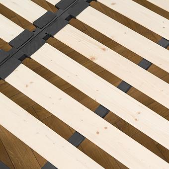 Двуспальная кровать Arizona Double Bed RM натуральная кожа Teal Master