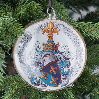Medallion With Coat Of Arms Fleur De Lis 10 cm
