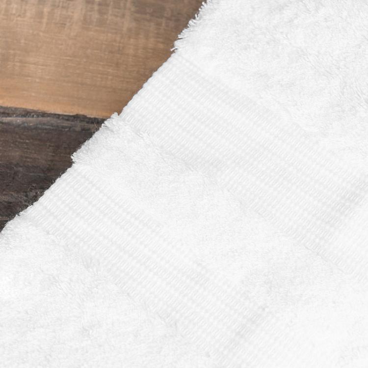 Белое махровое банное полотенце Лондон 70x140 см London Towel White 70x140 cm